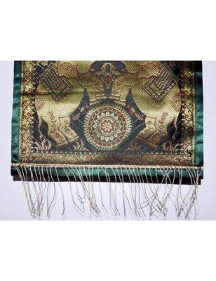Lal Haveli Traditional Jacquard Silk Elephant Work Three Pocket Latter 4
