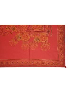 Elegant Cotton Elephant wall Hanging Toran Tapestry 64 X 35 Inches 4