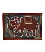 Vintage Animal wall Hanging Silk Tapestry Decorative wall Runner Valance