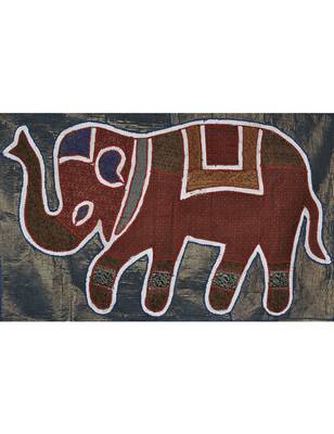 Vintage Animal wall Hanging Silk Tapestry Decorative wall Runner Valance 5