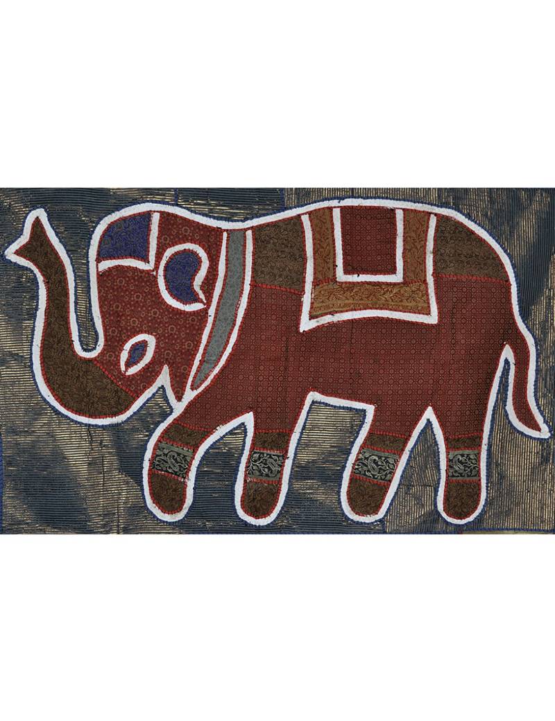 Vintage Animal wall Hanging Silk Tapestry Decorative wall Runner Valance