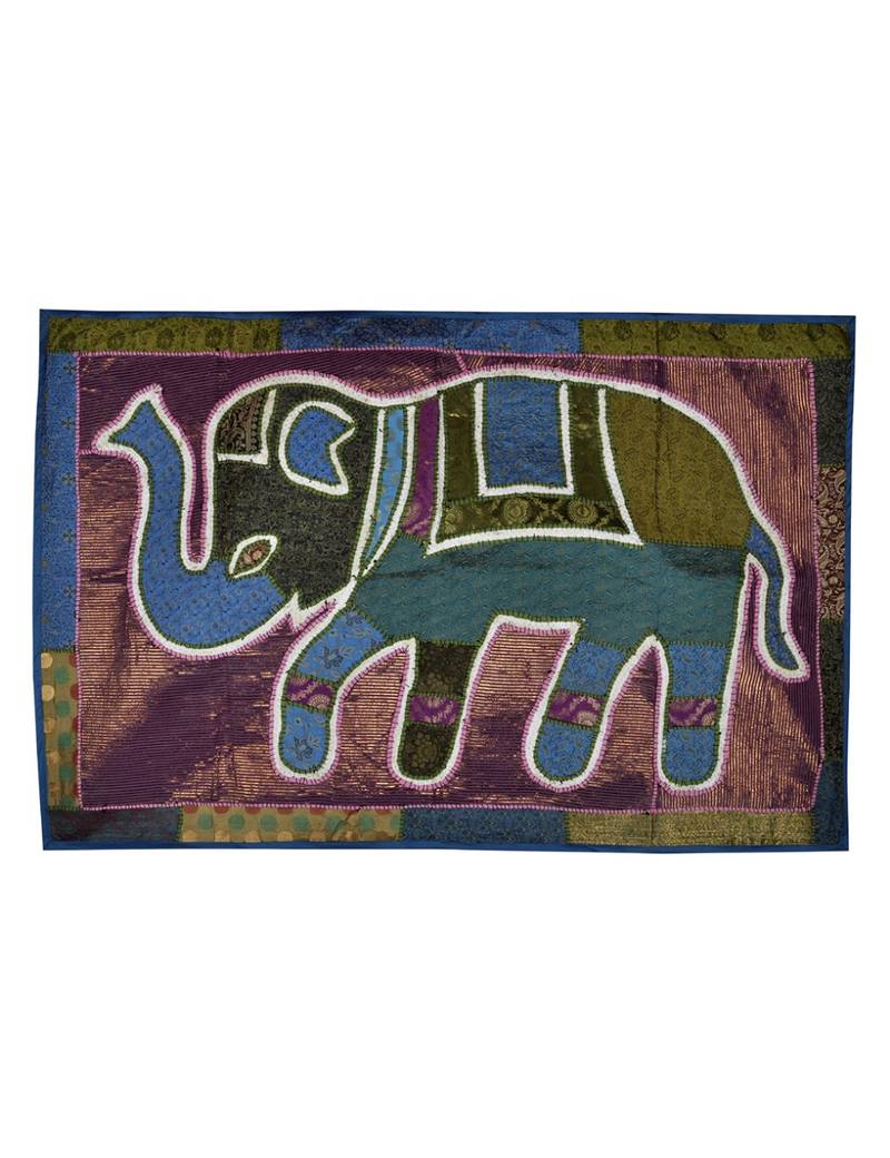 Ethnic House Wall D  cor Silk Wall Runner Hanging Tapestry 40 X 16 Inches