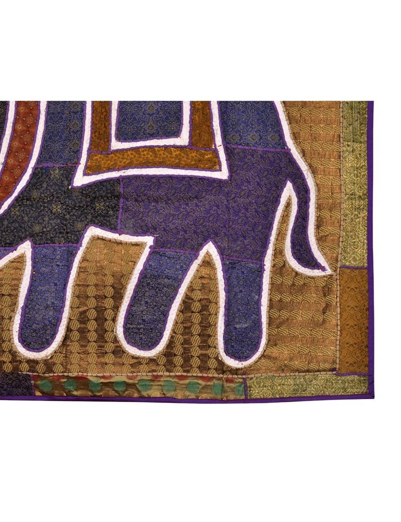 Vintage Home Decorative Elephant Design Silk wall Hanging Tapestry