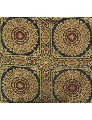 Lal Haveli Living Room Handmade Silk wall Hanging 3 pocket Black Color 34 X 10 Inch 3