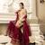 Cream Resham Embroidery Georgette Salwar With Dupatta