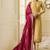 Yellow Resham Embroidery Georgette Satin Salwar With Dupatta