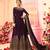 Purple Resham Embroidery Georgette Salwar With Dupatta
