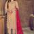 Red Embroidered Heavy Net Salwar With Dupatta