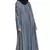 Blue Plain Cotton Abaya