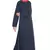 Navy Blue Plain Crepe Abaya