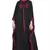 Black Plain Crepe Abaya