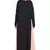 Black Plain Crepe Abaya