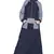 Navy Blue Plain Cotton Abaya