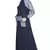 Navy Blue Plain Cotton Abaya