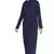 Navy Blue Plain Cotton Abaya
