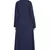 Navy Blue Plain Cotton Abaya