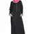 Black Plain Cotton Abaya