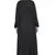 Black Plain Cotton Abaya