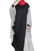 Black Plain Polyester Abaya