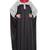 Black Plain Polyester Abaya