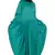 Green Plain Polyester Abaya