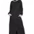 Black Plain Cotton Abaya