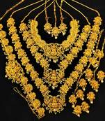 Charming Jewelry Indian Bollywood Bahubali Devsena Temple Jewlery Full Bridal Set