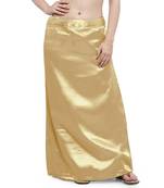 Gold Satin Free Size Petticoat