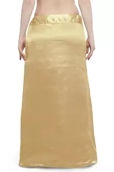 Gold Satin Free Size Petticoat