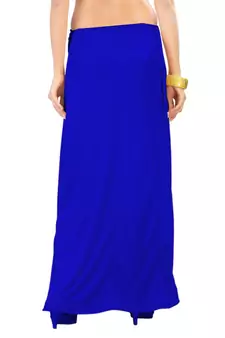 Royal Blue Satin Free Size Petticoat