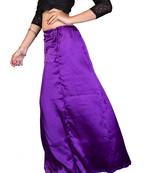 Muhenera Blue Satin Free Size Petticoat