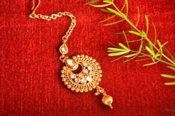 Designer Bridal Maang Tikka for wedding and Special Occasions 3