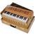 Harmonium Traveler/Portable/Folding Type, 9 Stops- 5 Main & 4 Drones, 3½ Octaves, Coupler, Teak, Bass-Male Reed - 440 Hz