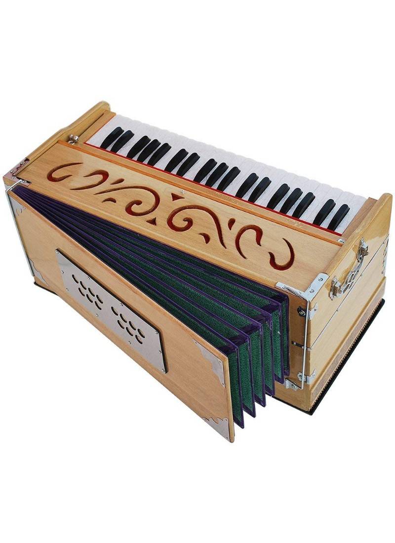 Harmonium Pro Grade, 9 Stops 5 Main & 4 Drone, 3 Octaves, Coupler