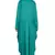 Green Plain Polyester Abaya