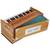 Harmonium Teak Wood, 9 Stop- 5 Main & 4 Drone, 3   Octave, Coupler, Natural Wood Color, Gig Bag, Bass/Male Reed- 440 Hz