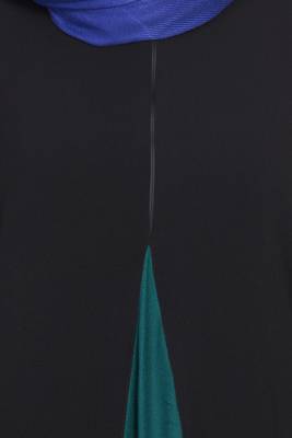 Black Plain Crepe Abaya 6