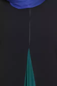 Black Plain Crepe Abaya