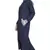 Navy Blue Plain Cotton Abaya