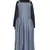 Light Blue Plain Cotton Abaya