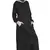 Black Plain Cotton Abaya