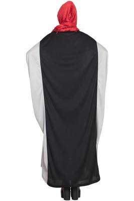 Black Plain Polyester Abaya 4