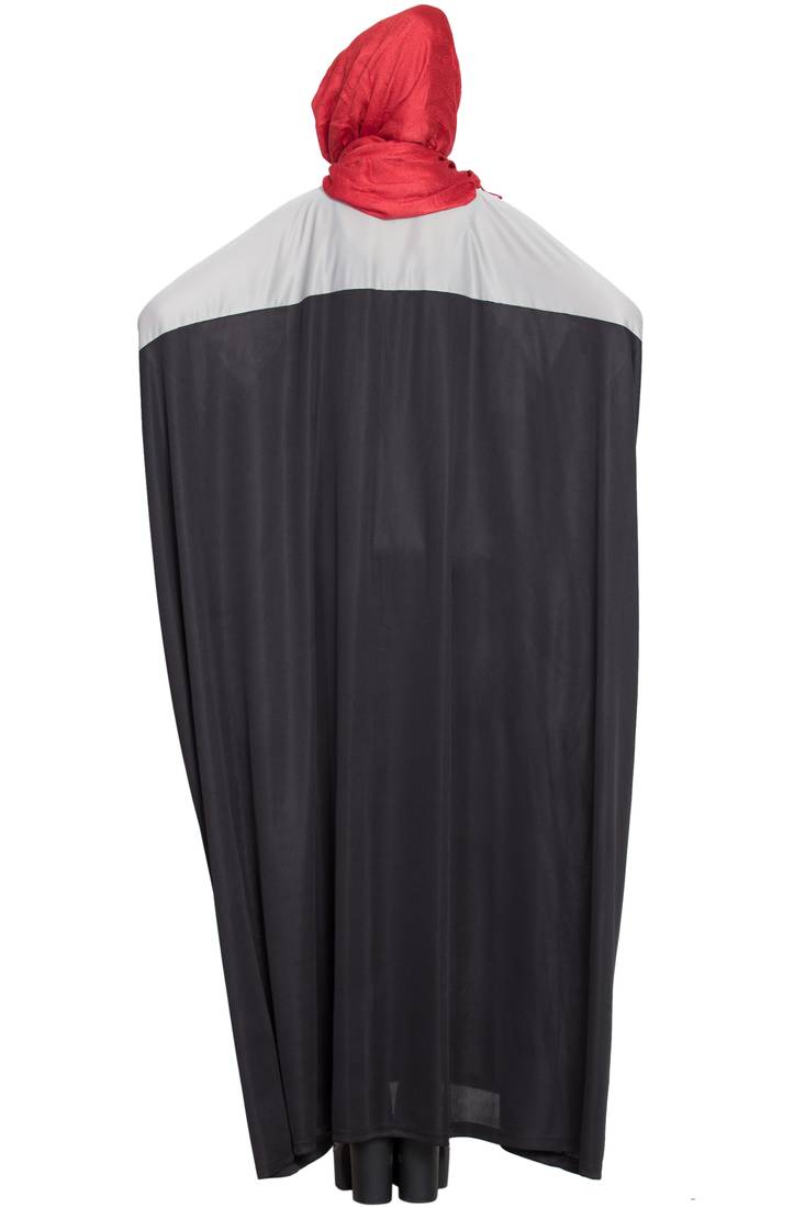 Black Plain Polyester Abaya