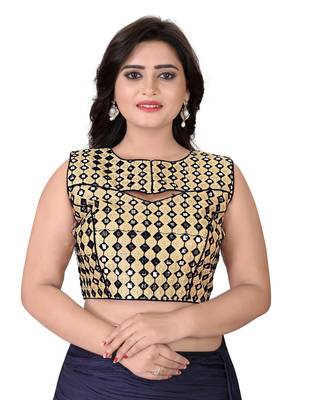 Black Embriodered Bangalori Blouse 1