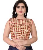 Red Embriodered Bangalori Blouse