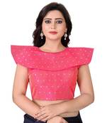 Pink Solid Malbari Blouse