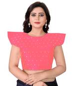 Peach Solid Malbari Blouse
