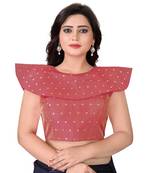 Red Solid Malbari Blouse