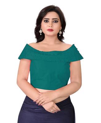 Turquoise Pearls Fantom Blouse 1