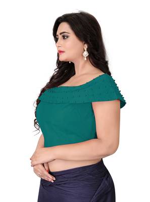 Turquoise Pearls Fantom Blouse 3